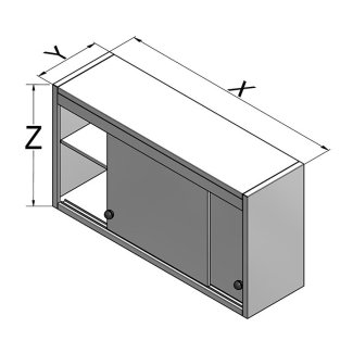 <strong>80FP-0863 Gasztrometál stainless steel wall unit</strong>