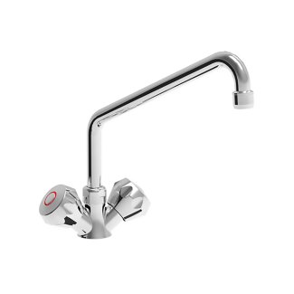<strong>RUB00201252 Deck-mount two-button faucet with spout TOP-CLASS</strong>