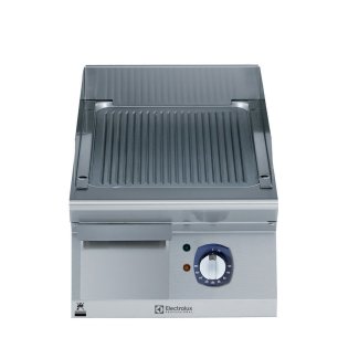 <strong>371132 Electrolux electric fry top, ribbed brushed chrome plate</strong>