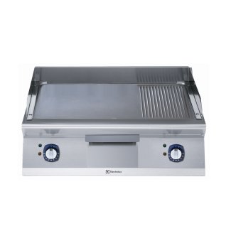 <strong>371347 Electrolux electric fry top, 2/3 smooth 1/3 ribbed brushed chrome plate</strong>
