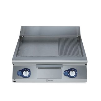 <strong>391403 Electrolux gas fry top, 2/3 smooth 1/3 ribbed brushed chrome plate</strong>