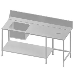 <strong>MGL-190 Stainless steel dishwasher table (load)</strong>