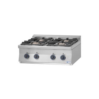 <strong>GT4.78F Gasztrometál gas stove top with 4 burners</strong>