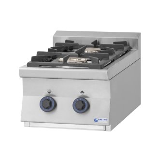 <strong>GT2.74F Gasztrometál gas stove top with 2 burners</strong>